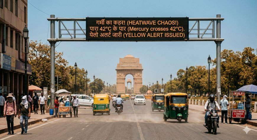 उत्तर-पश्चिम भारत को राहत नहीं, मौसम विभाग ने जारी किया हीट वेव का अलर्ट।