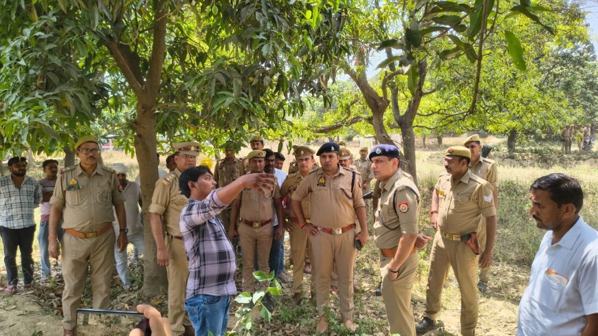 प्रतापगढ़: आम के बाग में पेड़ से लटका मिला युवती का शव, दुष्कर्म के बाद हत्या की आशंका से सनसनी