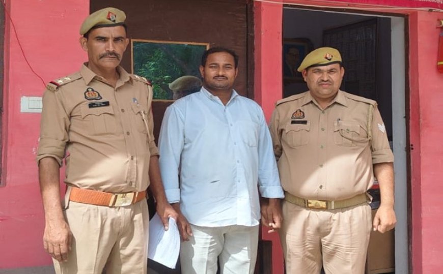 मथुरा: 25 हजार का इनामी 'काले' गिरफ्तार, चाकूबाजी और हमले का मुख्य आरोपी पहुंचा जेल