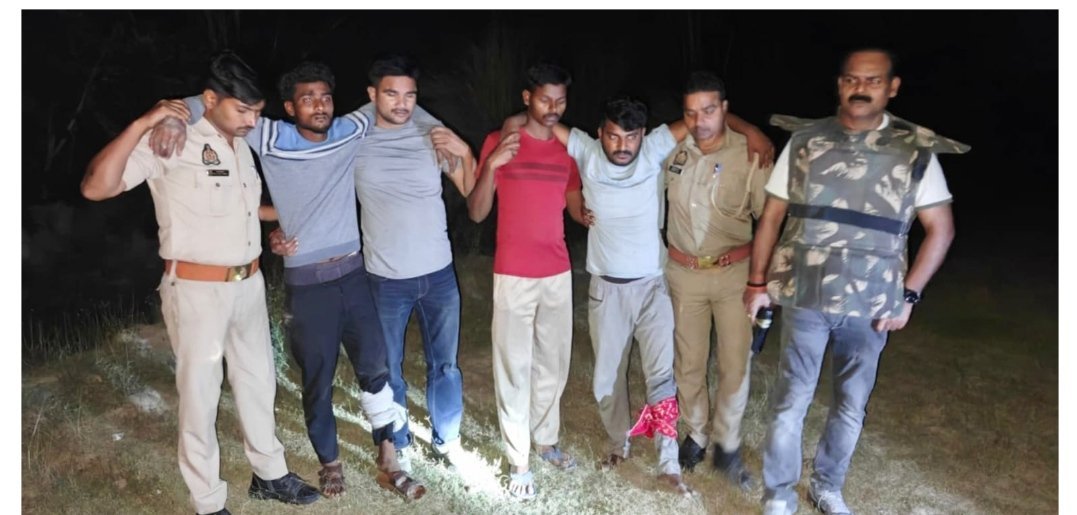 कौशाम्बी में पुलिस की बड़ी स्ट्राइक: मुठभेड़ के बाद भैंस चोर गिरोह के 5 सदस्य गिरफ्तार, 2 को लगी गोली