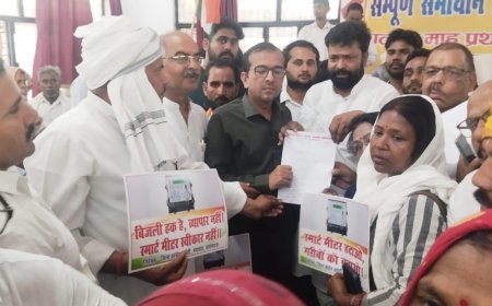 सोरांव में स्मार्ट मीटर के खिलाफ कांग्रेस का 'रणशंख'
