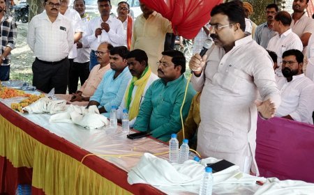 विधायक विनोद सरोज ने 1.42 करोड़ की सड़कों का किया शिलान्यास