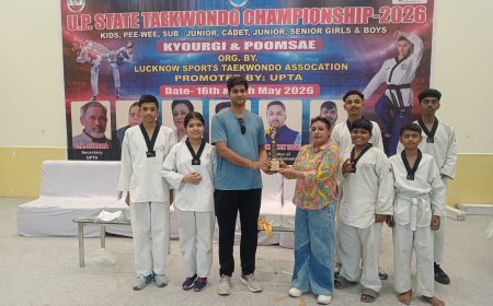 लखनऊ: राज्य स्तरीय ताइक्वांडो में अवध कॉलेजिएट का दबदबा, जीते 15 पदक