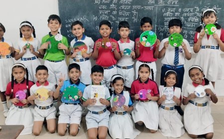 अवध कॉलेजिएट की सभी शाखाओं में भावविभोर करने वाला 'मातृ-वंदन' समारोह