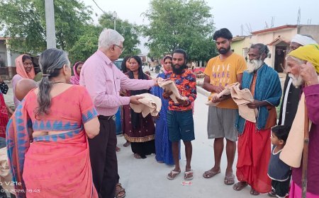 लखनऊ के सपेरा परिवारों के बीच पहुंची मदद की गर्माहट