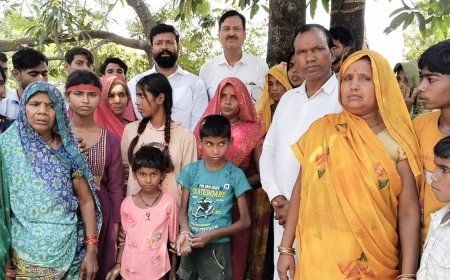 प्रयागराज: कुदरत के कहर ने छीनीं दो जिंदगियां, कांग्रेस ने उठाई पीड़ित परिवार को तत्काल सहायता और पट्टे की मांग