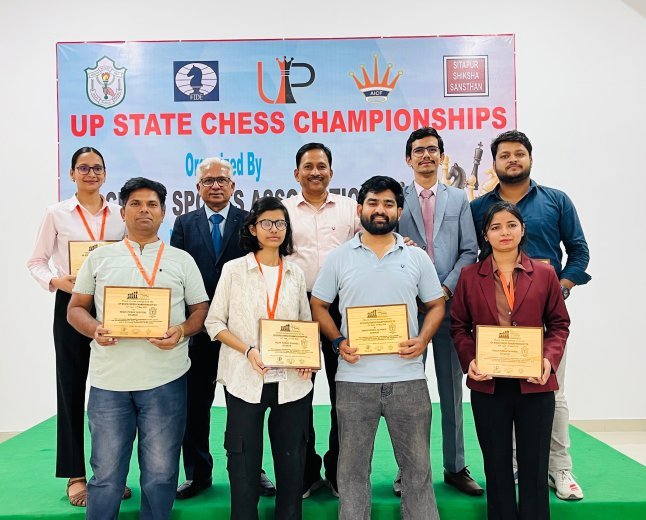 यूपी स्टेट चेस: प्रयागराज के याकूब हुसैन बने अंडर-15 चैंपियन, नेशनल के लिए यूपी टीम का चयन