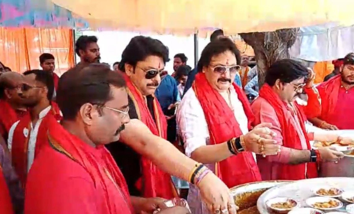 अमरावती स्पोर्ट्स सिटी में उमड़ा श्रद्धा का सैलाब: विशाल भंडारे का आयोजन, हजारों ने ग्रहण किया प्रसाद