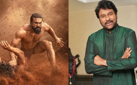 फिल्म 'पेड्डी' रिलीज: चिरंजीवी ने राम चरण की तारीफ की, जाह्नवी कपूर के अभिनय से निराशा