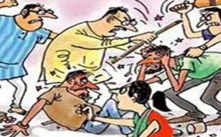 पारिवारिक दबंगों ने मारपीट कर पति-पत्नी को किया घायल