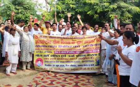 टिकैत राय तालाब पार्क में उमड़ा जनसैलाब, जी.एस सोशल ग्रुप ने बांटी सेहत और समाज सेवा की ऊर्जा