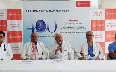 मेदांता लखनऊ ने 400 से अधिक सफल किडनी ट्रांसप्लांट पूरे कर चिकित्सा क्षेत्र में एक नया कीर्तिमान स्थापित किया।