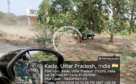 न्यायालय के आदेश को ठेंगा: कौशाम्बी में 'सट्टेबाज' राजस्व अधिकारी की शह पर भू-माफिया ने दौड़ाया ट्रैक्टर, पीड़ित वकील को दी जान से मारने की धमकी