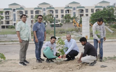 ओमैक्स मेट्रो सिटी में पर्यावरण दिवस पर 10 हजार पौधारोपण का संकल्प
