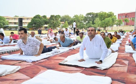 'स्वस्थ वृद्धावस्था' थीम पर हुआ सामूहिक योगाभ्यास, 'Transcendental Meditation' से पाई मानसिक शांति