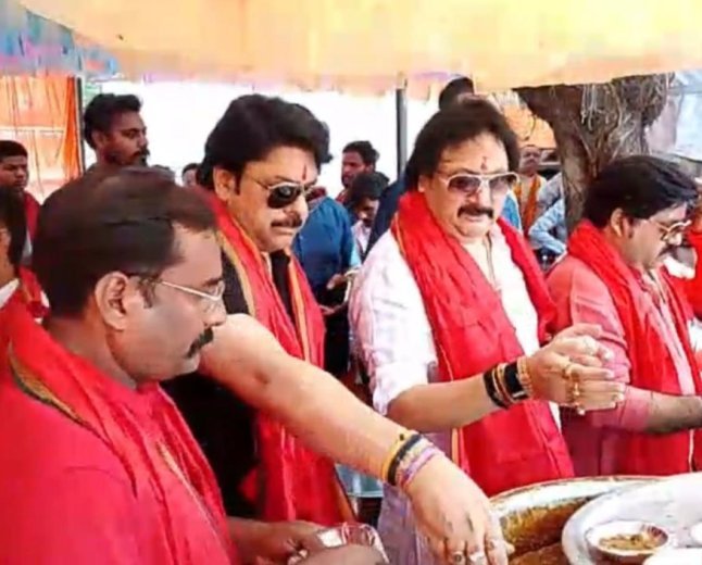 अमरावती स्पोर्ट्स सिटी में उमड़ा श्रद्धा का सैलाब: विशाल भंडारे का आयोजन, हजारों ने ग्रहण किया प्रसाद