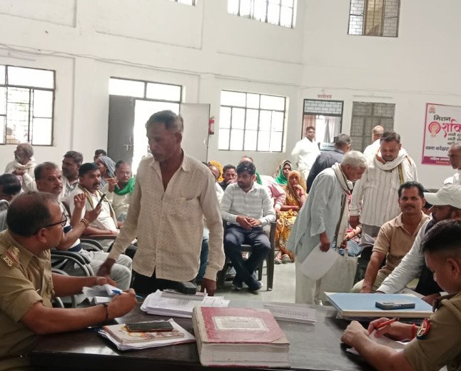 'समाधान' के नाम पर सिर्फ खानापूर्ति: कोखराज थाने में बिना राजस्व अधिकारियों के सिमटा समाधान दिवस, निराश लौटे फरियादी