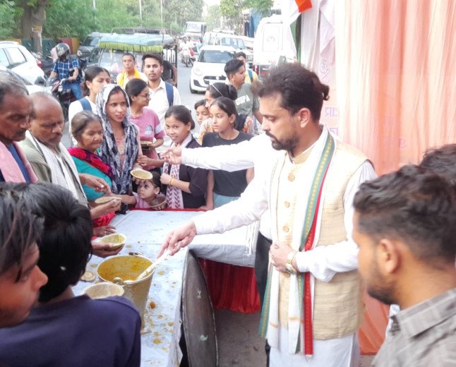 Rahul Gandhi के जन्मदिवस पर विशाल भंडारे का आयोजन 