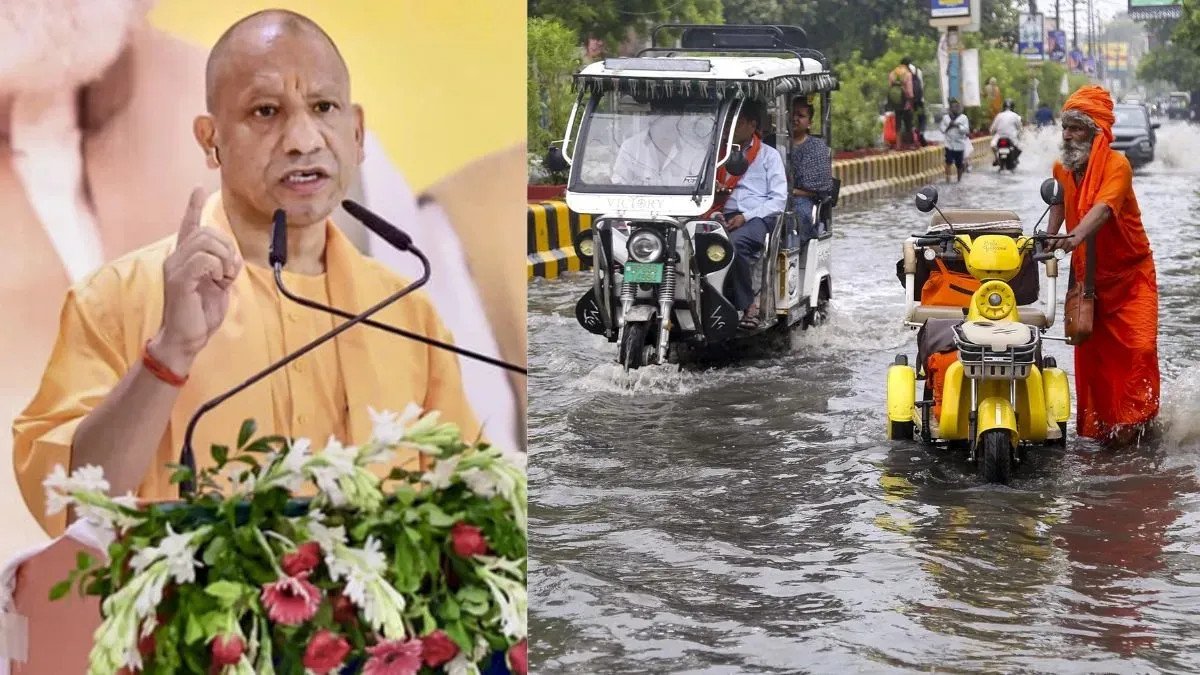 यूपी में मानसून की भारी तबाही, सीएम योगी का आदेश- 24 घंटे में दें मुआवजा