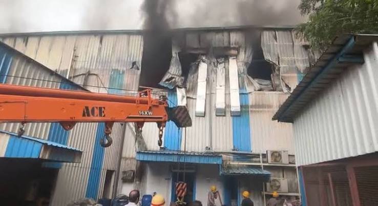 बद्दी की फार्मास्युटिकल इकाई में भीषण आग, कोई हताहत नहीं, करोड़ों का नुकसान