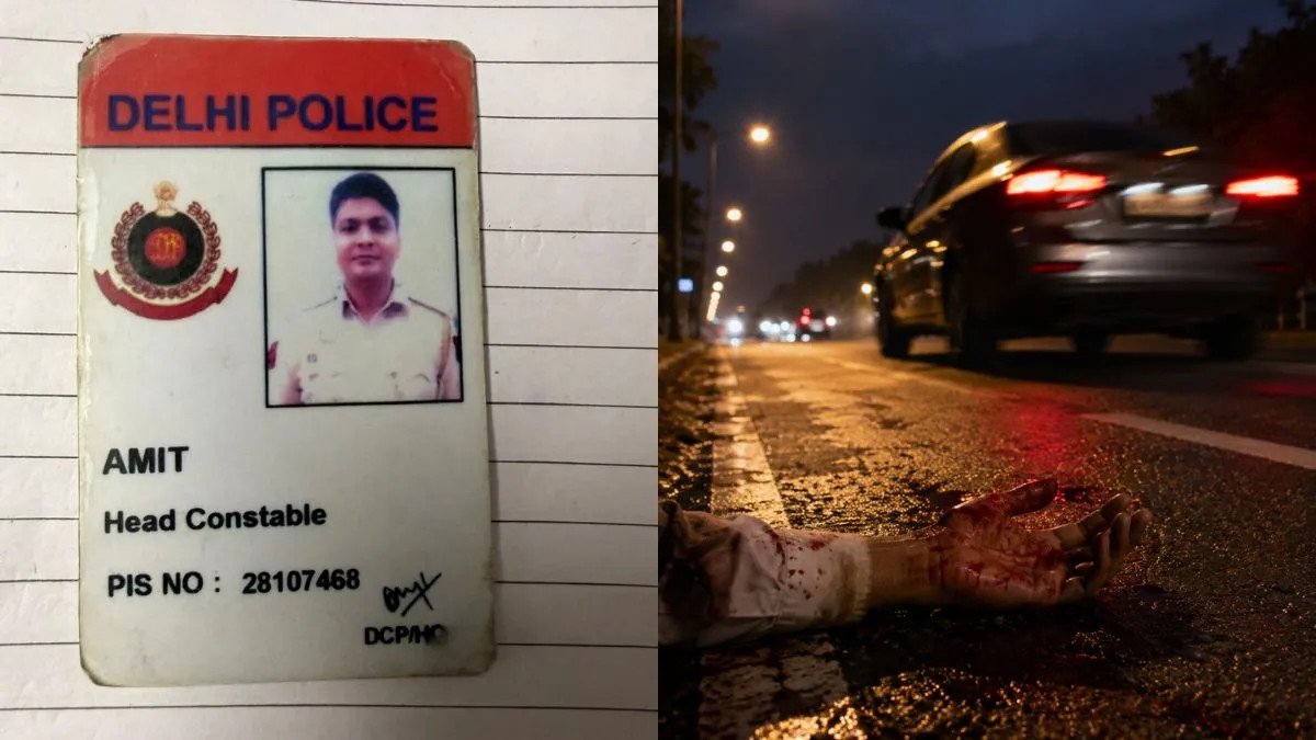 दिल्ली में तेज रफ्तार कार की टक्कर से ऑन-ड्यूटी ट्रैफिक पुलिसकर्मी की मौत