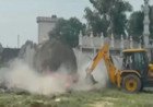 संभल में सरकारी जमीन पर बनी अवैध ईदगाह और मस्जिद पर कार्रवाई