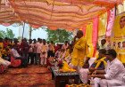 कैबिनेट मंत्री ओम प्रकाश राजभर ने अम्बेडकरनगर में जन चौपाल लगाकर सुनीं समस्याएं