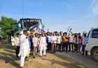 रामविलास पासवान की जयंती पर कौशाम्बी से लखनऊ के लिए उमड़ा लोजपा कार्यकर्ताओं का सैलाब