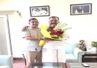 केवल सिंह पठानिया ने तमिलनाडु कांग्रेस अध्यक्ष बी. मणिकम टैगोर से की मुलाकात