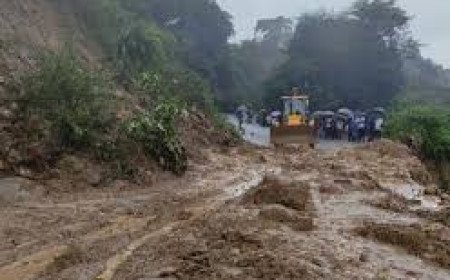 मंडी-पठानकोट हाईवे सात घंटे बाद बहाल: मैगल में भारी भूस्खलन से थमा था पहिया