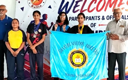 शकुन विद्या निकेतन की अबिका ने एथलेटिक्स में जीते दो स्वर्ण पदक, बास्केटबॉल टीम ने भी जीता कांस्य