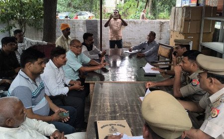 प्रतापगढ़: शीतला सप्तमी मेला संपन्न कराने को थाना मानिकपुर में बैठक, तैयारियां तेज