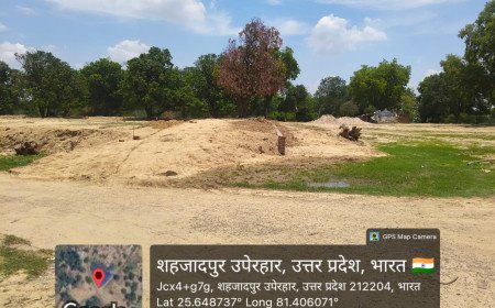 कौशाम्बी के शहजादपुर में रामलीला मैदान पर अवैध कब्जा, लेखपाल पर मिलीभगत का आरोप