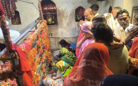 मानिकपुर: ब्रह्म मुहूर्त में ‘दह’ बिठाकर माताओं ने किया शीतला सप्तमी व्रत का पारण, मां ज्वालामुखी धाम में उमड़ा आस्था का जनसैलाब