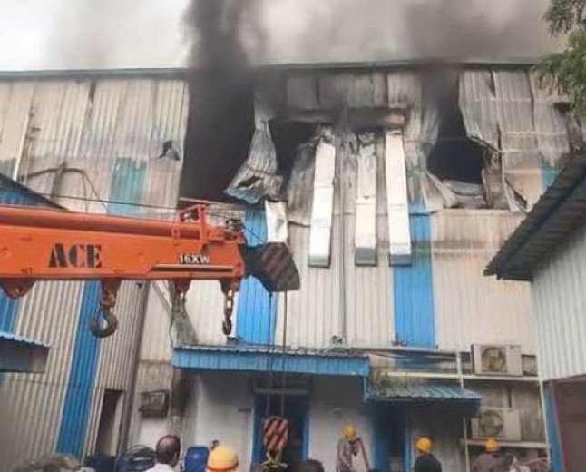 बद्दी की फार्मास्युटिकल इकाई में भीषण आग, कोई हताहत नहीं, करोड़ों का नुकसान
