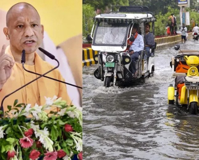 यूपी में मानसून की भारी तबाही, सीएम योगी का आदेश- 24 घंटे में दें मुआवजा