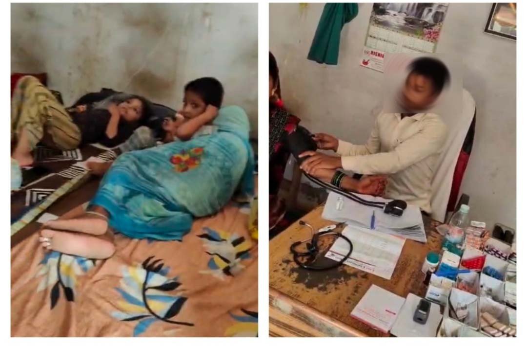 CMO साहब! क्या ऐसे ही अवैध अस्पतालों के भरोसे है कौशाम्बी का स्वास्थ्य सिस्टम? खूंटी पर बोतलें, तख्त पर मरीज