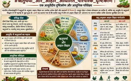 भारतीय लोकसंस्कृति और आयुर्वेद में ऋतु अनुसार आहार-विहार का महत्व