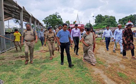 अम्बेडकरनगर: 7 अगस्त को मुख्यमंत्री का प्रस्तावित दौरा, मंडलायुक्त व डीआईजी ने गोविंद साहब में तैयारियों का लिया जायजा