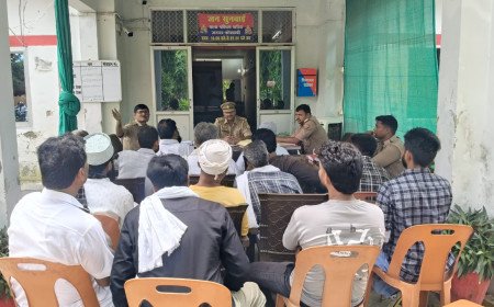 शांति व्यवस्था और आपसी सौहार्द के साथ त्योहार मनाने की अपील, पश्चिम शरीरा पुलिस की मुस्तैद पहल