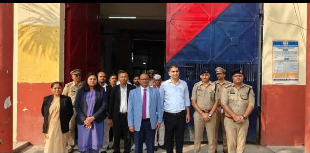कौशाम्बी जिला जेल का अफसरों ने किया निरीक्षण, बंदियों की सुविधाओं का लिया जायजा