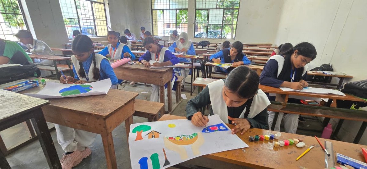 अंबेडकरनगर: 'मेरे सपनों का भारत' प्रतियोगिताओं में विद्यार्थियों ने उकेरी विकसित भारत 2047 की भव्य तस्वीर
