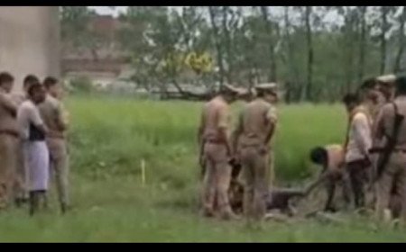 नवनिर्माणाधीन मकान के पानी भरे गड्ढे में डूबने से मजदूर की मौत, 5 बच्चों के सिर से उठा पिता का साया  स्लग: