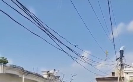 लापरवाही की कीमत जान से चुकाई: कौशाम्बी में बंदरों से भागते इलेक्ट्रीशियन को हाईटेंशन तार ने लील लिया