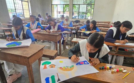 अंबेडकरनगर: 'मेरे सपनों का भारत' प्रतियोगिताओं में विद्यार्थियों ने उकेरी विकसित भारत 2047 की भव्य तस्वीर