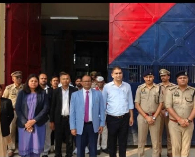 कौशाम्बी जिला जेल का अफसरों ने किया निरीक्षण, बंदियों की सुविधाओं का लिया जायजा