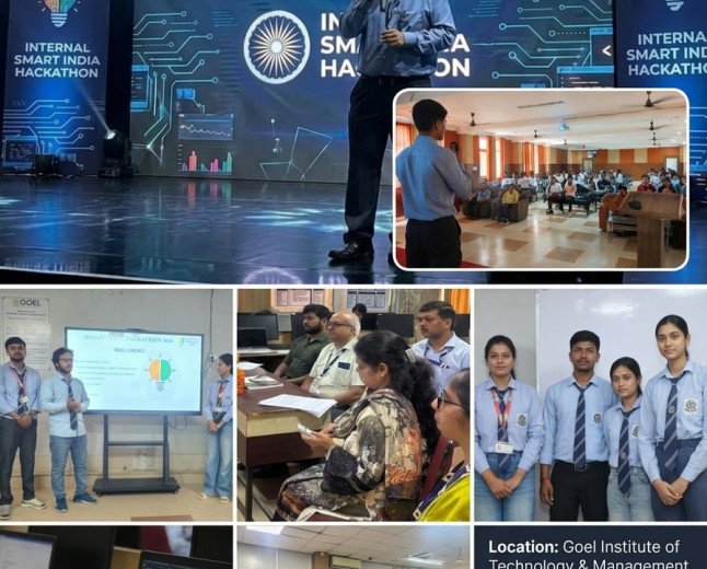 गोयल इंस्टीट्यूट में 'इंटरनल स्मार्ट इंडिया हैकाथॉन 2026' संपन्न: 50 उत्कृष्ट तकनीकी टीमें अगले दौर के लिए चयनित