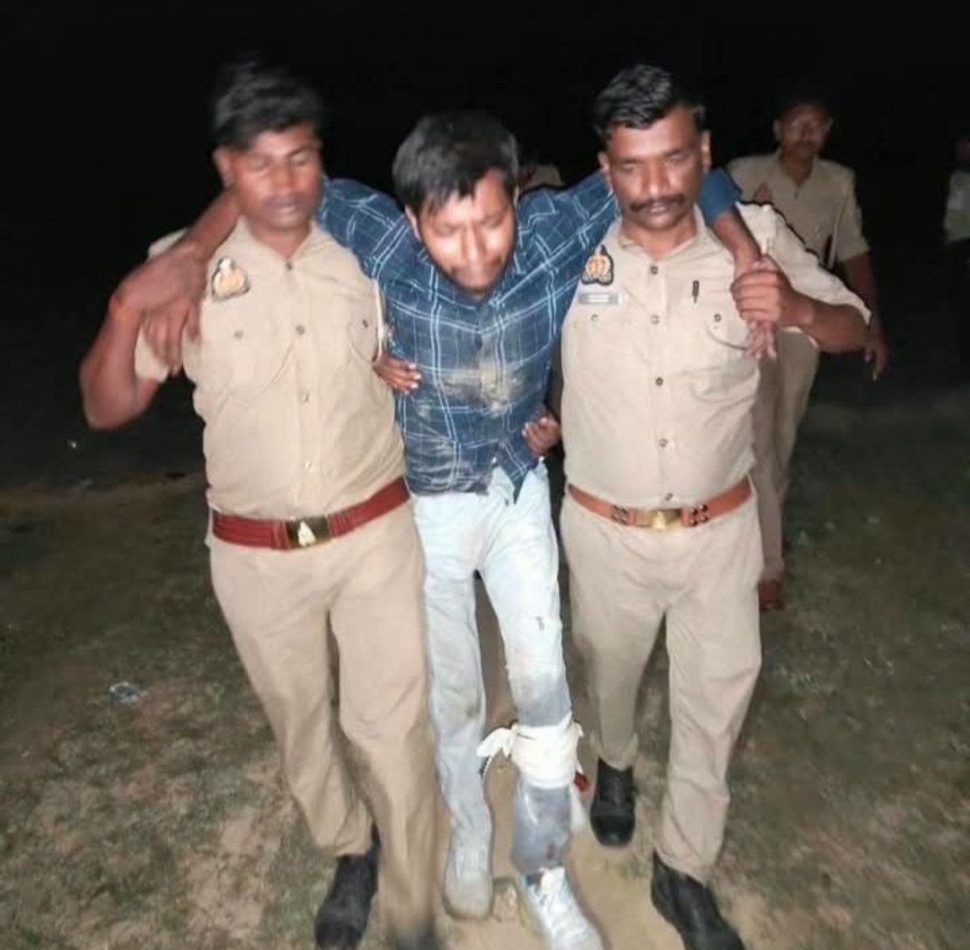 कौशाम्बी में सर्राफा व्यापारी से लूट का पुलिस ने किया खुलासा: मुठभेड़ में एक बदमाश घायल, 3 गिरफ्तार