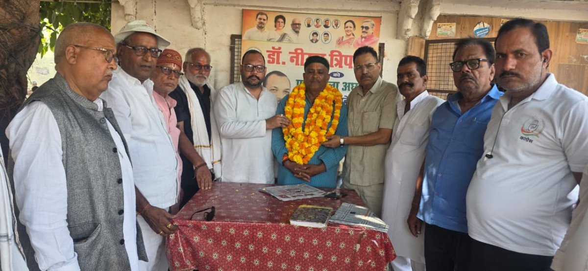 करुण पांडे 'बिन्नू भईया' बने किसान कांग्रेस यूपी पूर्वी जोन के उपाध्यक्ष: कांग्रेस कार्यालय में हुआ जोरदार स्वागत