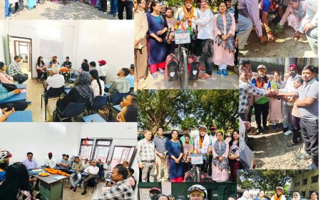 भारतीय योग परिषद में विश्व साइकिल यात्री सोमेन देबनाथ संग संवाद, दिया विश्वबंधुत्व का संदेश